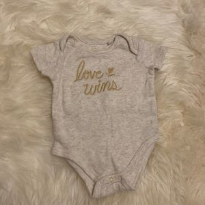 Jessica Simpson onesie. 3/6 months